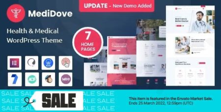 medidove health medical wordpress theme rtl plugin - Medidove - Health & Medical Wordpress Theme + Rtl