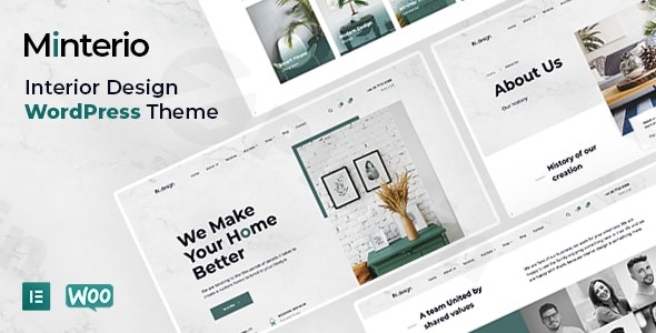 minterio best interior design wordpress theme plugin - Download WordPress Themes in One Place​