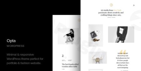 opta minimal portfolio and photography wordpress theme plugin - Opta - Minimal Portfolio And Photography Wordpress Theme