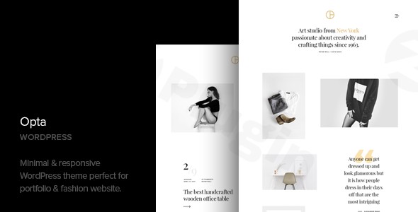 opta minimal portfolio and photography wordpress theme plugin - Download WordPress Themes in One Place​