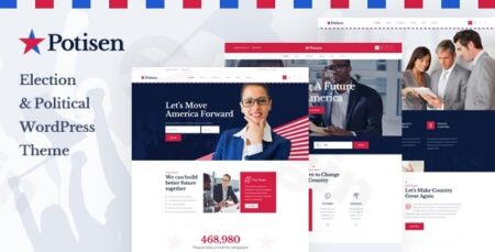 Potisen – Election & Political WordPress Theme potisen election political wordpress theme plugin - Potisen - Election & Political Wordpress Theme