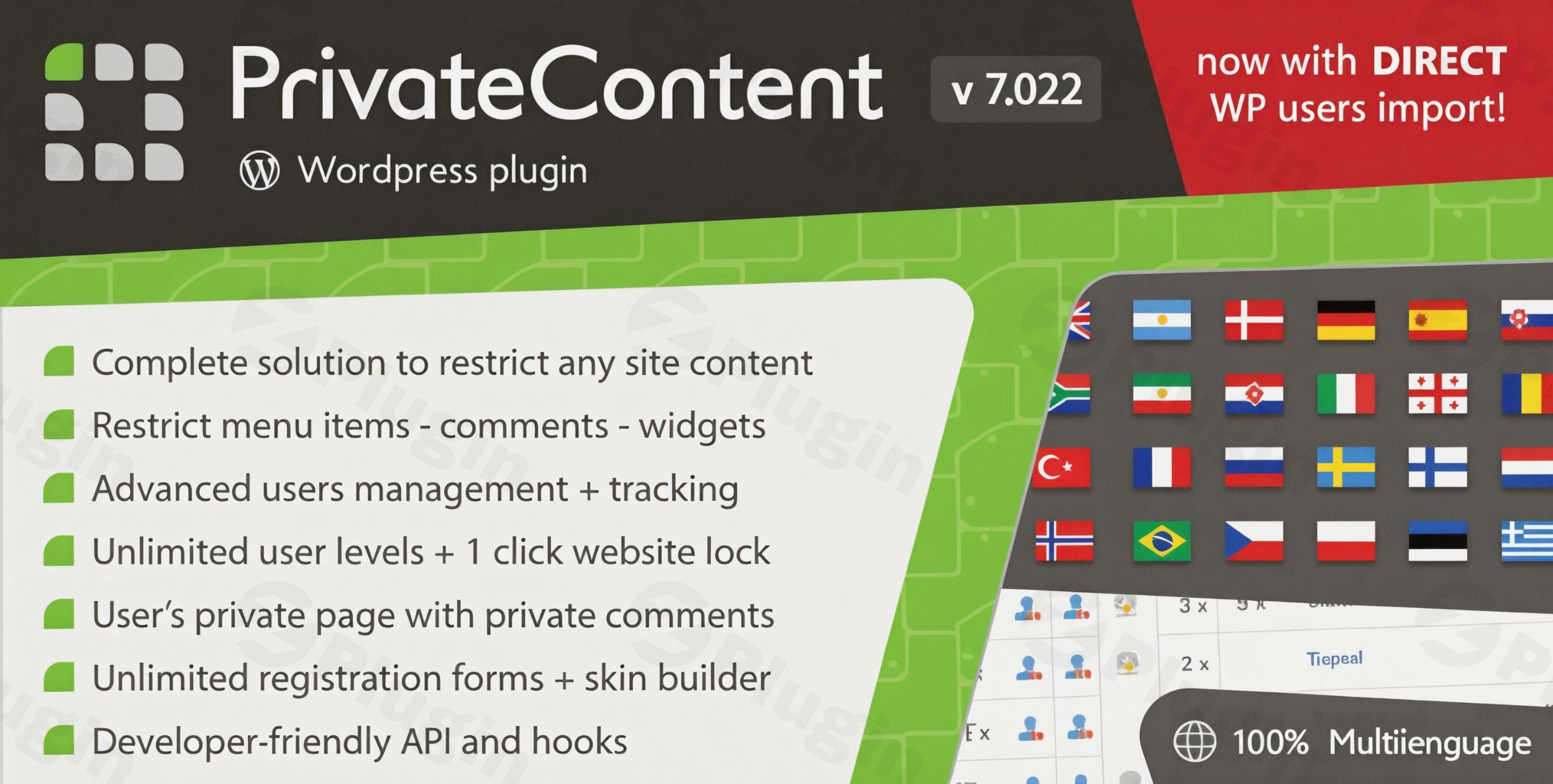 privatecontent plugin - Download the Best WordPress Plugins in One Place​