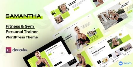 Samantha – Personal Trainer & Fitness WordPress Theme samantha personal trainer fitness wordpress theme plugin - Samantha - Personal Trainer & Fitness Wordpress Theme