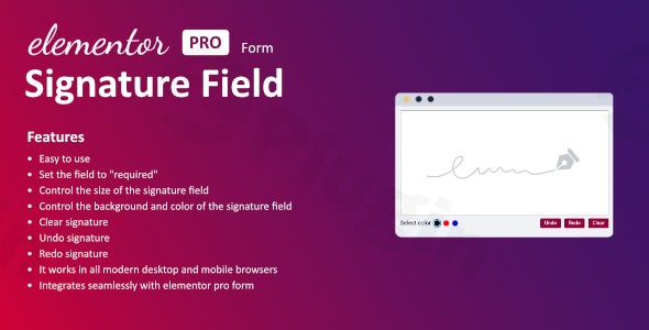 signature field for elementor form plugin - Download the Best WordPress Plugins in One Place​