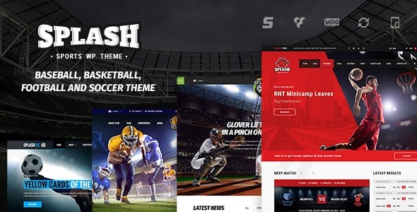 splash sport club wordpress theme plugin - Download WordPress Themes in One Place​