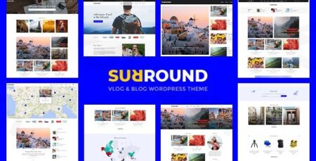 surround vlog blog wordpress theme plugin - Surround - Vlog & Blog Wordpress Theme