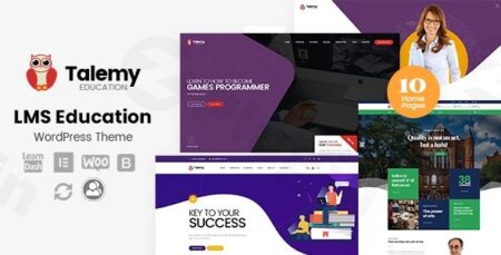 talemy lms education wordpress theme plugin - Talemy - Lms Education Wordpress Theme