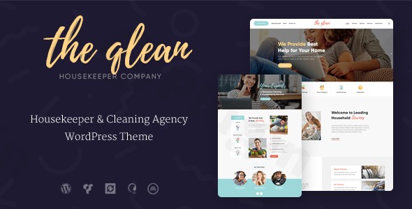 the qlean cleaning company wordpress theme plugin - Download WordPress Themes in One Place​