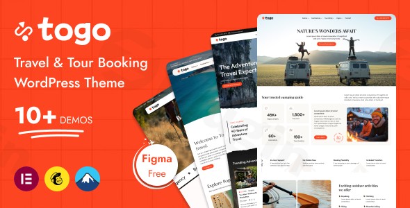 togo travel tour booking wordpress theme plugin - Download WordPress Themes in One Place​