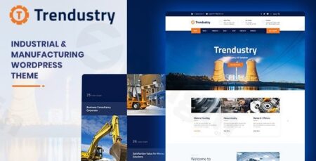 trendustry industrial manufacturing wordpress theme plugin - Trendustry - Industrial & Manufacturing Wordpress Theme