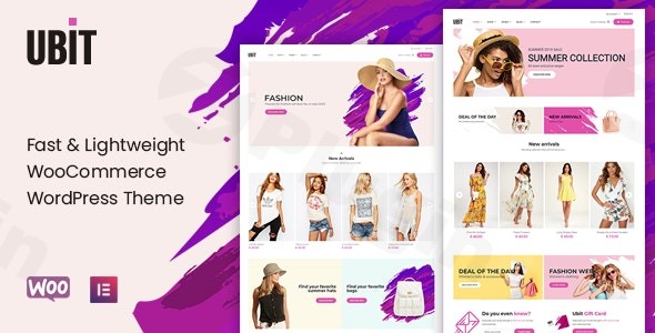 ubit fashion store woocommerce theme plugin - Download WordPress Themes in One Place​