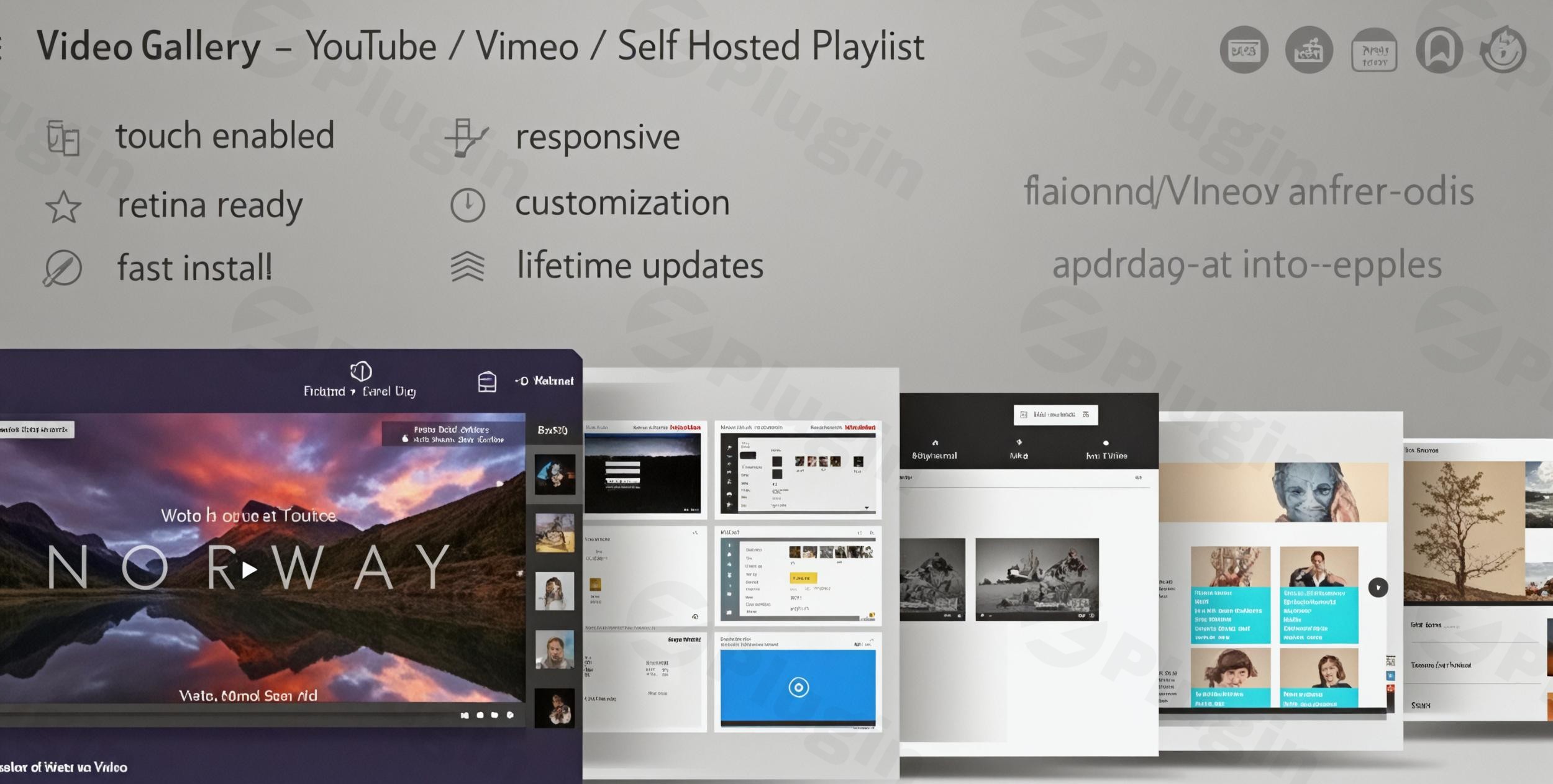 video gallery wordpress plugin w youtube vimeo facebook pages plugin - Download the Best WordPress Plugins in One Place​