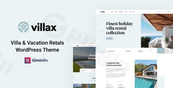 villax villa vacation rentals wordpress theme plugin - Download WordPress Themes in One Place​