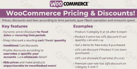 woocommerce pricing discounts plugin - Woocommerce Pricing & Discounts!