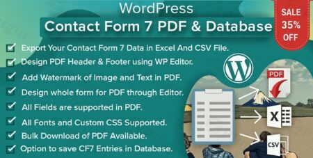 WordPress Contact Form 7 Pdf, Google Sheet & Database wordpress contact form 7 pdf google sheet database plugin - Wordpress Contact Form 7 Pdf, Google Sheet & Database