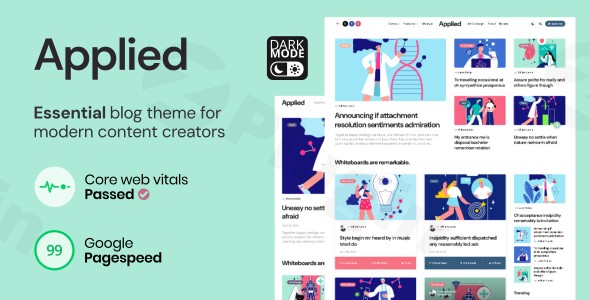 applied essential blog theme for modern content creators plugin - Download WordPress Themes in One Place​