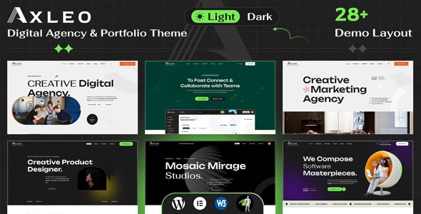 axleo digital agency wordpress theme plugin - Download WordPress Themes in One Place​