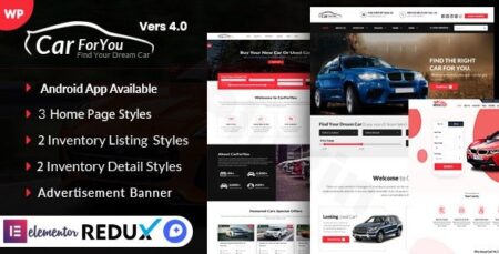 carforyou automotive car dealer wordpress theme plugin - Carforyou - Automotive Car Dealer Wordpress Theme