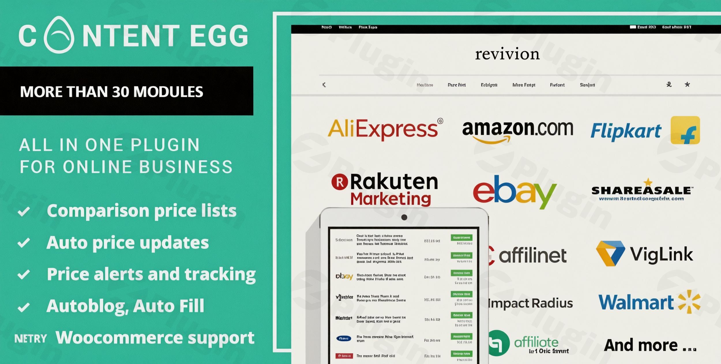 content egg pro all in one plugin for affiliate price comparison deal sites plugin - Download the Best WordPress Plugins in One Place​