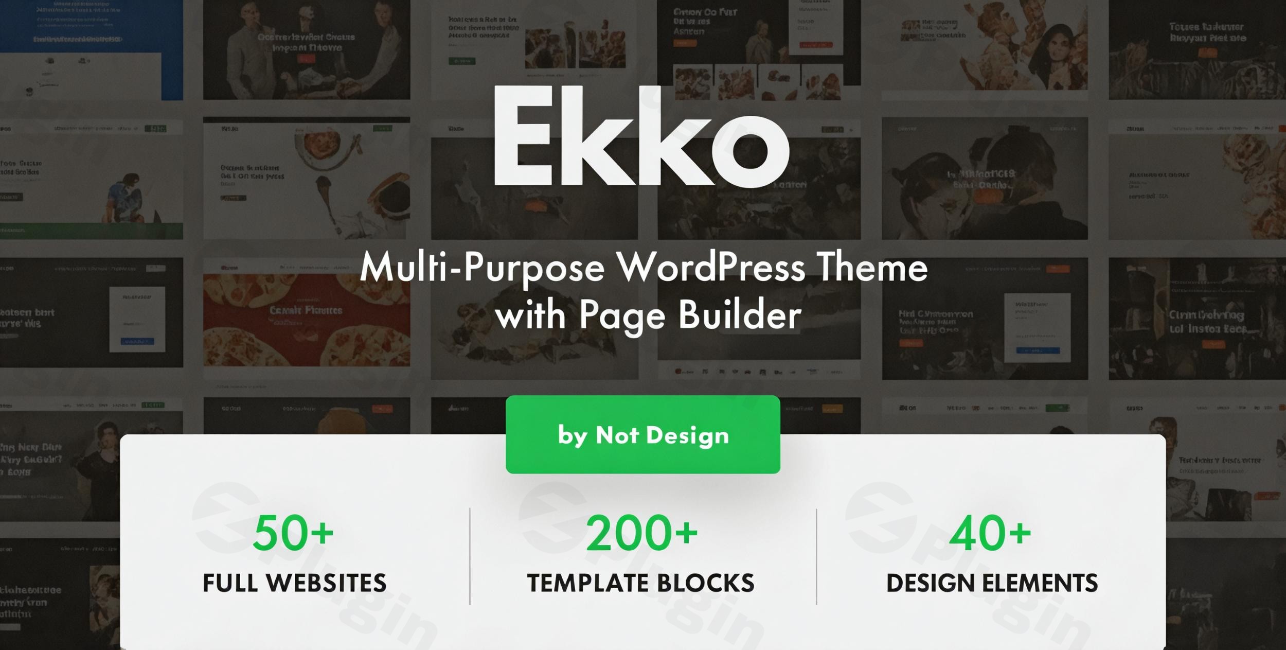 ekko multi purpose wp theme with page builder plugin - Download WordPress Themes in One Place​