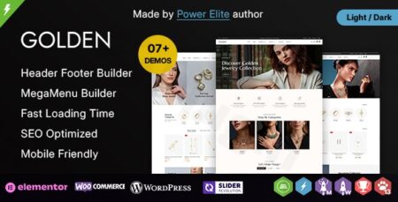 golden jewelry store and gem stone wordpress theme plugin - Golden - Jewelry Store And Gem Stone Wordpress Theme