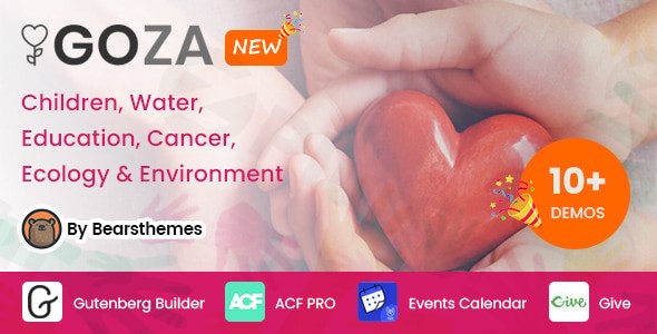 goza nonprofit charity wordpress theme plugin - Download WordPress Themes in One Place​