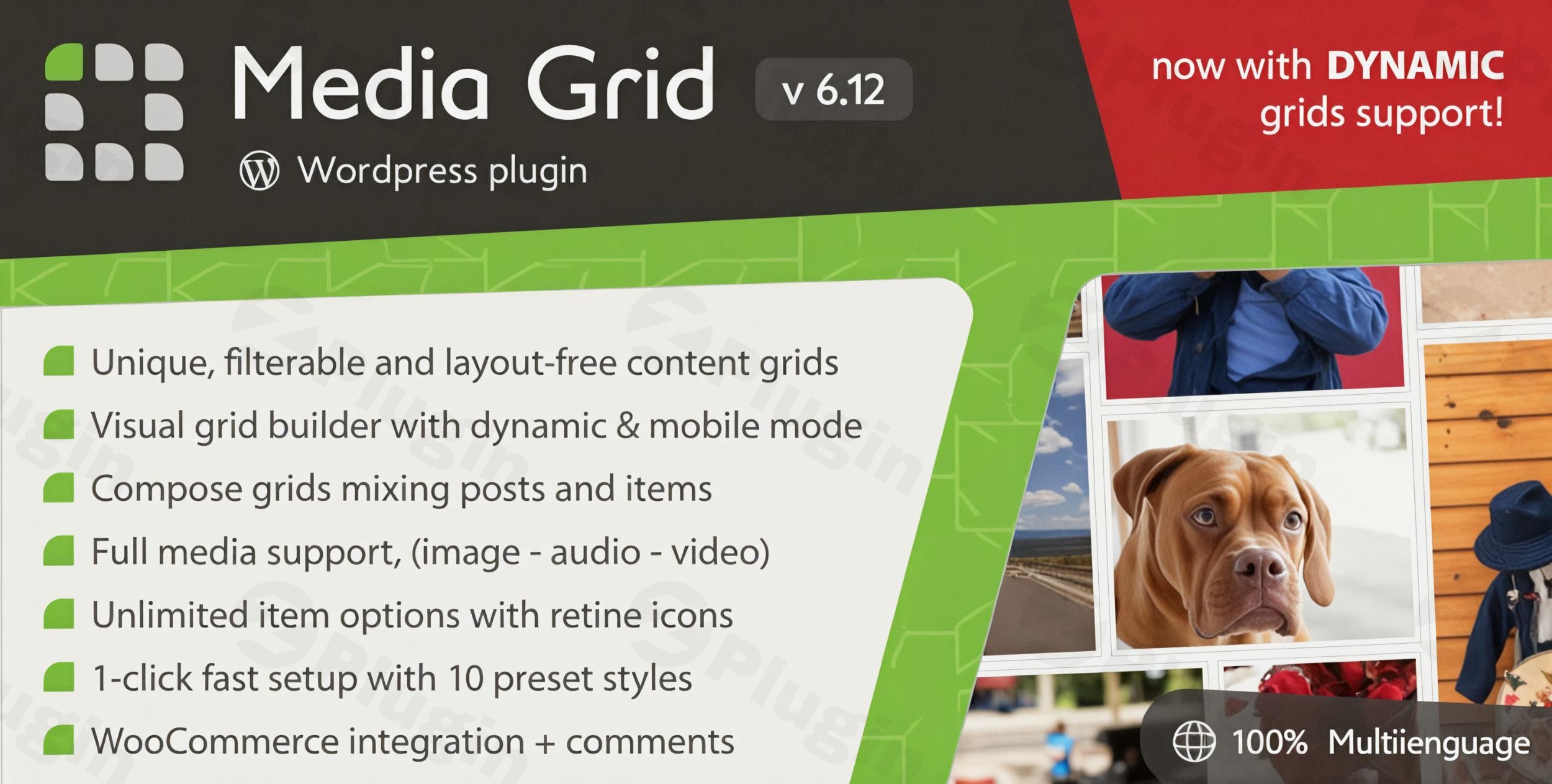 media grid wordpress responsive portfolio plugin bundle pack plugin - Download the Best WordPress Plugins in One Place​
