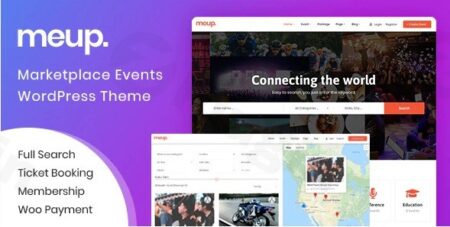 meup marketplace events wordpress theme plugin - Meup - Marketplace Events Wordpress Theme