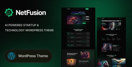 netfusion ai powered startup technology wordpress theme plugin - Netfusion - Ai Powered Startup & Technology Wordpress Theme