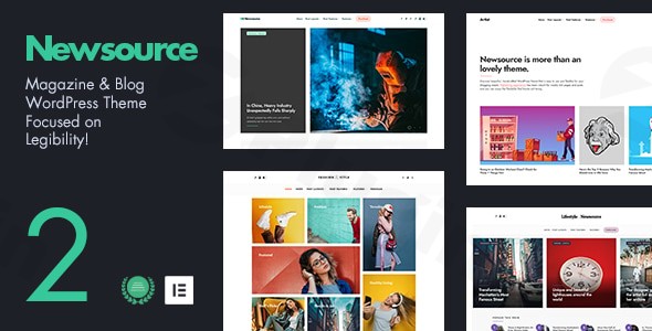 newsource multi concept blog magazine wordpress theme plugin - Download WordPress Themes in One Place​