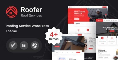 roofer roofing services wordpress theme rtl plugin - Roofer - Roofing Services Wordpress Theme + Rtl