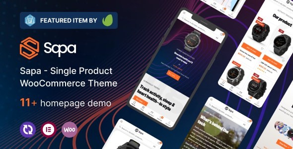 sapa product landing page woocommerce theme plugin - Download WordPress Themes in One Place​