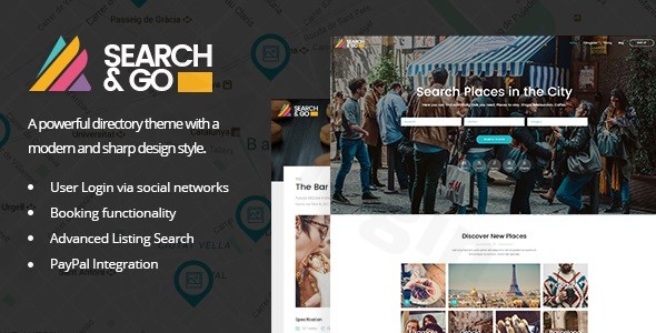 search go modern smart directory theme plugin - Download WordPress Themes in One Place​