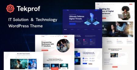 tekprof it solution technology elementor wordpress theme plugin - Tekprof - It Solution & Technology Elementor Wordpress Theme