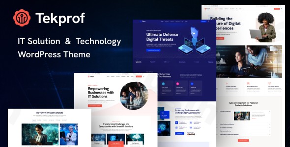 tekprof it solution technology elementor wordpress theme plugin - Download WordPress Themes in One Place​
