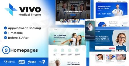 Vivo – Health And Medical WordPress Theme vivo health and medical wordpress theme plugin - Vivo - Health And Medical Wordpress Theme