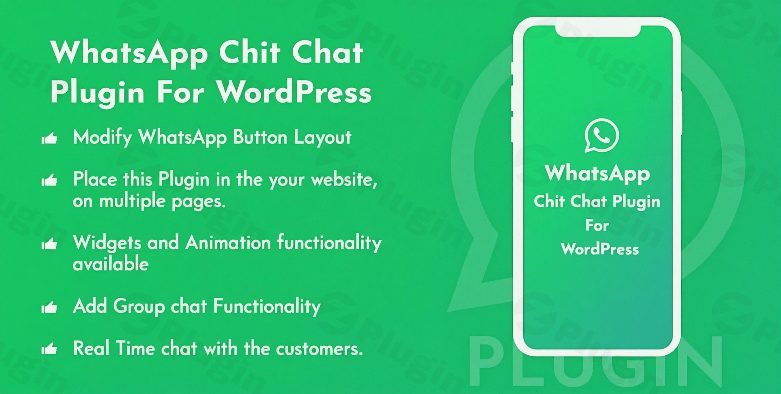 whatsapp chit chat plugin for wordpress plugin - Download the Best WordPress Plugins in One Place​