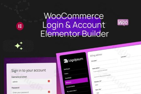 woocommerce login account pages for elementor plugin - Woocommerce Login & Account Pages For Elementor