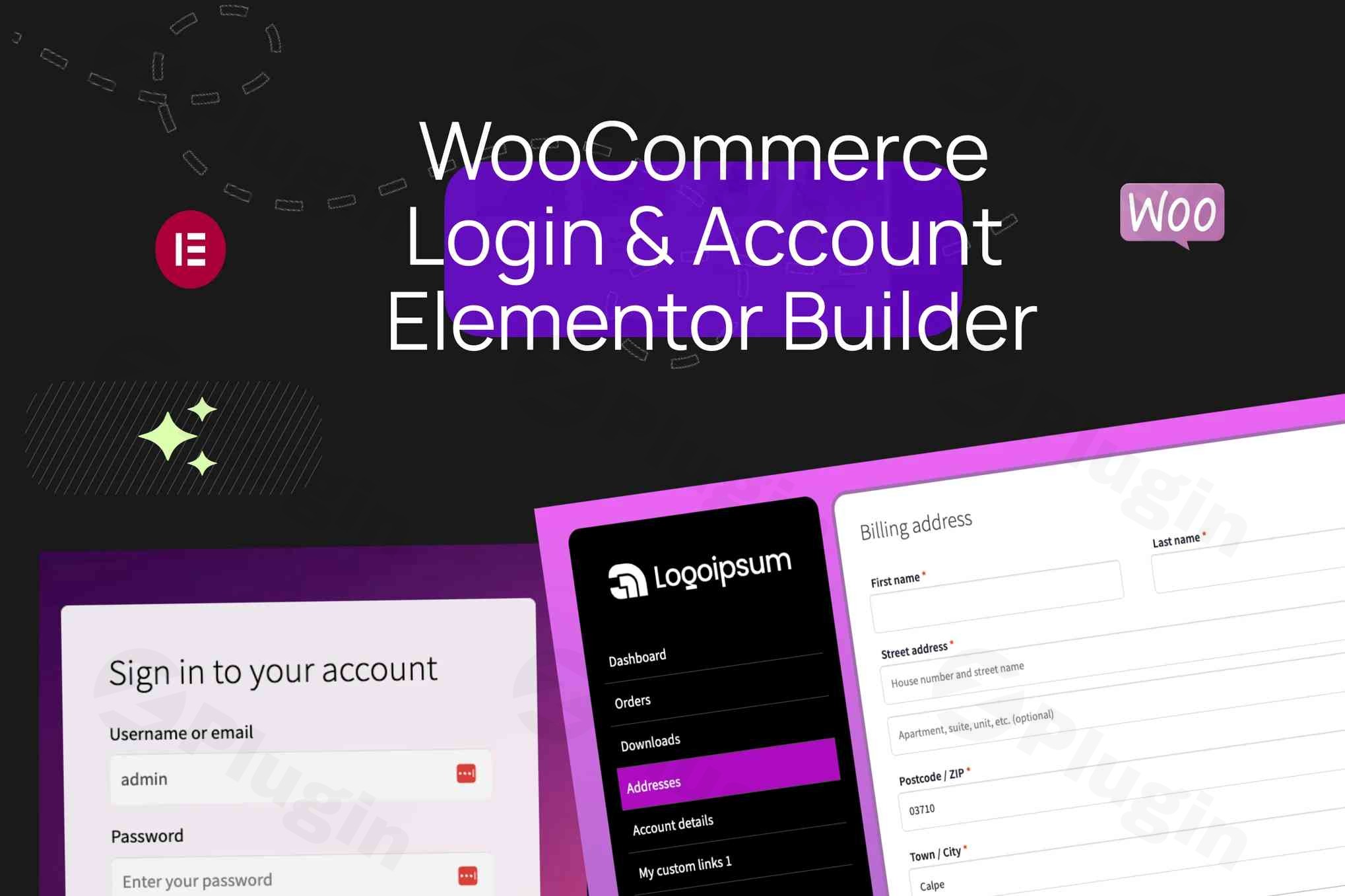 woocommerce login account pages for elementor plugin - Download the Best WordPress Plugins in One Place​