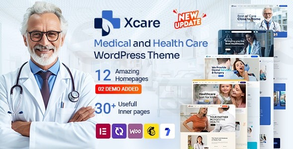 xcare medical and health care wordpress theme plugin - Download WordPress Themes in One Place​