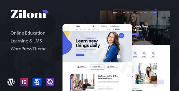 zilom online education learning wordpress theme plugin - Download WordPress Themes in One Place​