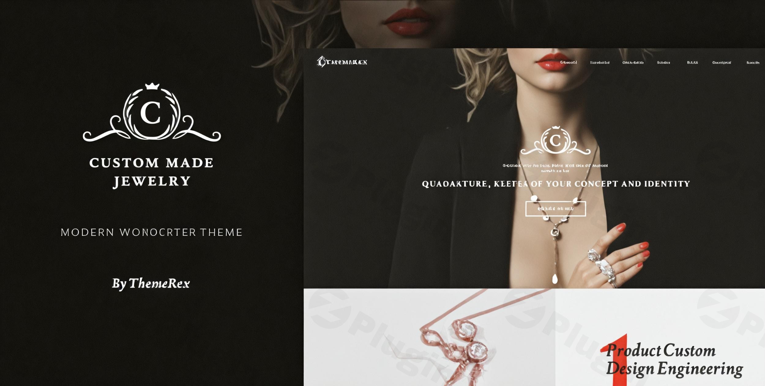 custom made jewelry manufacturer and store wordpress theme plugin - Download WordPress Themes in One Place​