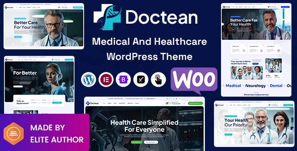doctean medical and healthcare wordpress theme plugin - Download WordPress Themes in One Place​