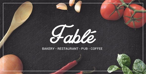 fable restaurant bakery cafe pub wordpress theme plugin - Download WordPress Themes in One Place​