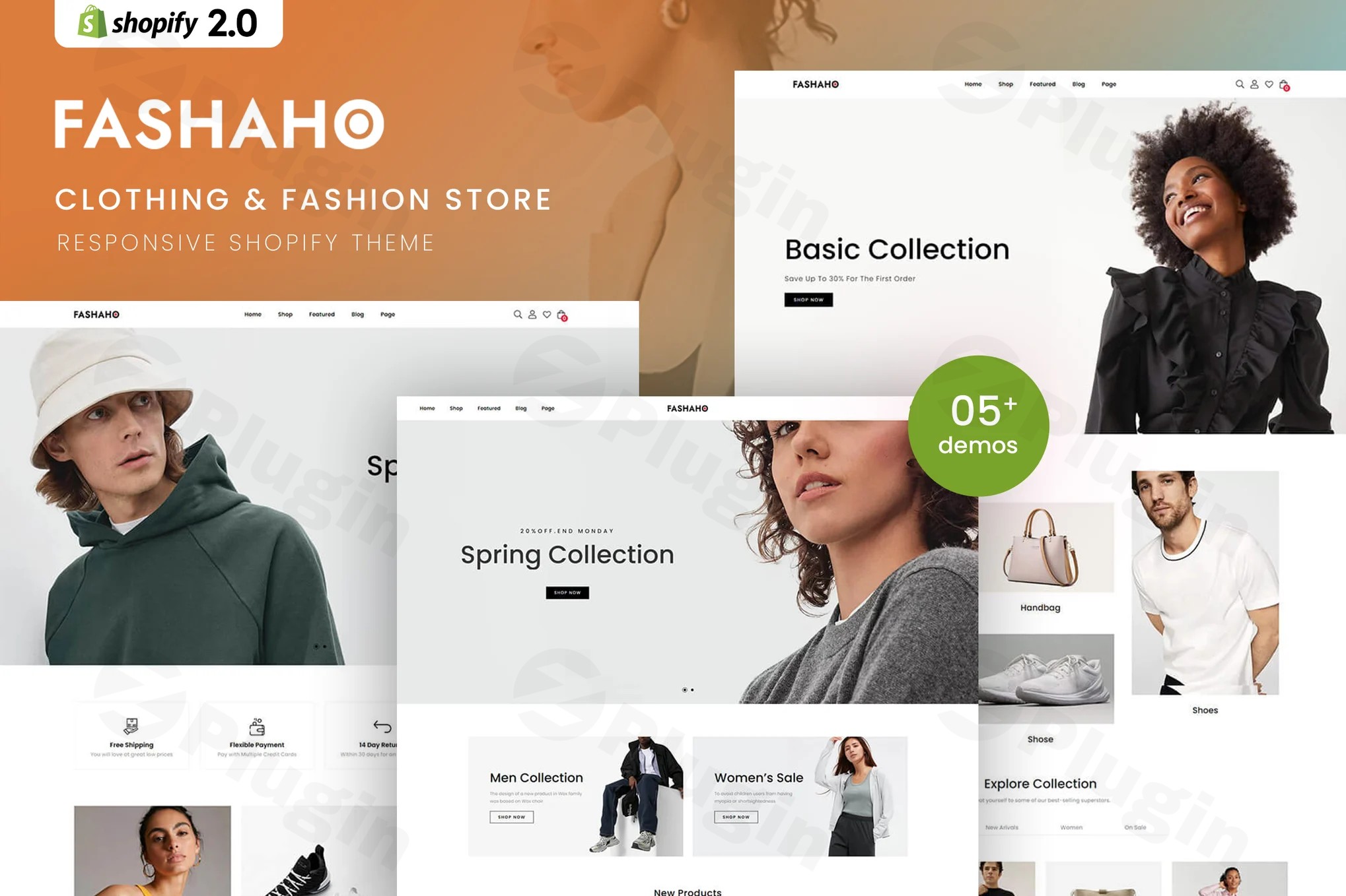 fashaho clothing fashion responsive shopify theme plugin - Download the Best WordPress Plugins in One Place​