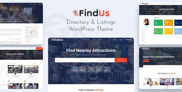 findus directory listing wordpress theme plugin - Download WordPress Themes in One Place​