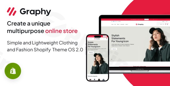 graphy simple and lightweight clothing and fashion shopify theme os 2 0 plugin - Download the Best WordPress Plugins in One Place​