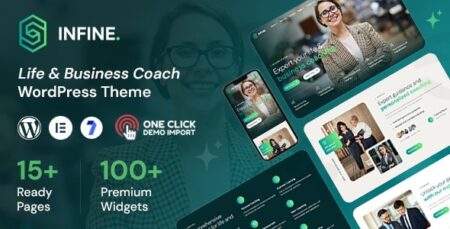 infine life and business coach wordpress theme plugin - Infine - Life And Business Coach Wordpress Theme