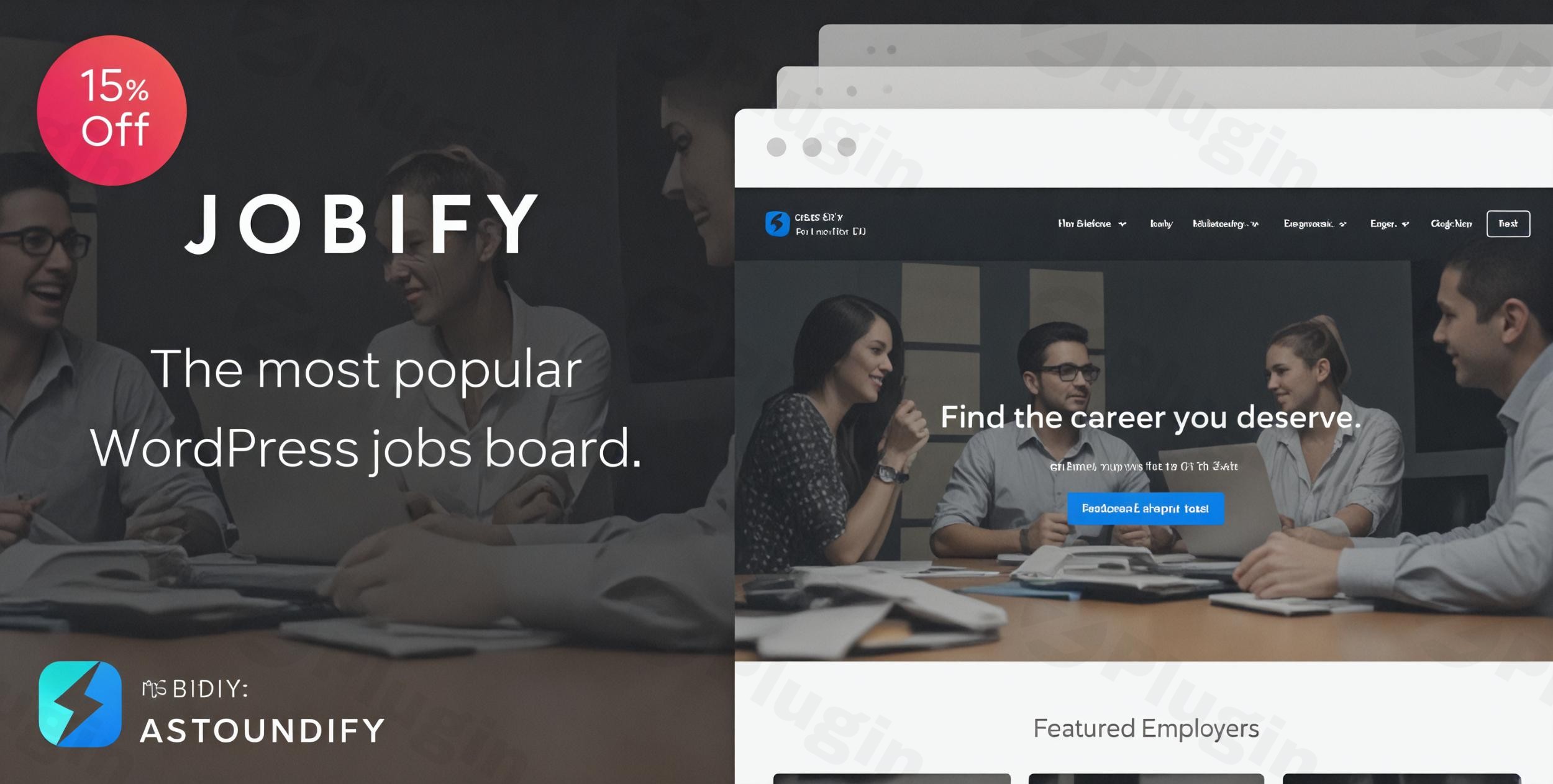 jobify job board wordpress theme plugin - Download WordPress Themes in One Place​
