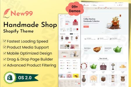 new99 handmade shop shopify theme plugin - New99 - Handmade Shop Shopify Theme